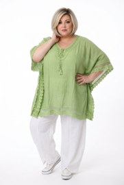 ITALIA MODA oversized katoen tuniek/poncho