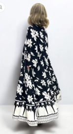 Vincenzo Allocca oversized viscose  BOHO A-lijn jurk apart
