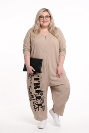 Funky Diva oversized katoen jumpsuit stretch/in meerdere kleuren
