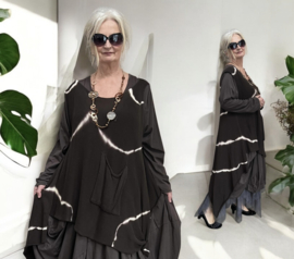 Moonshine de modieuze kleuring oversized  gebreide tuniek/top