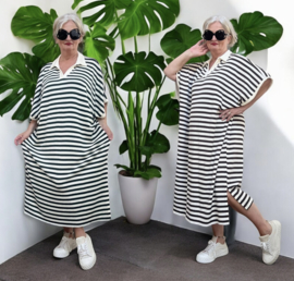 Sissi  oversized gebreide jurk apart/ stretch/in meerdere kleuren