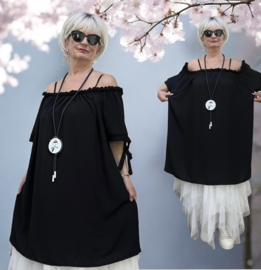 ITALIA MODA oversized tuniek/top/ stretch/in meerdere kleuren