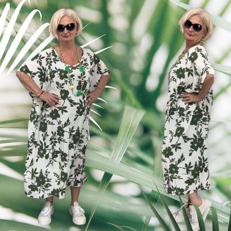 ITALIA viscose jurk in meerdere kleuren jurken KJ Style