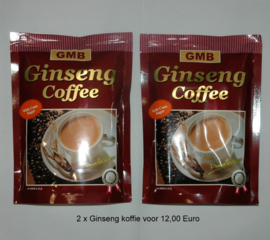 Voordeelpakket Ginsengkoffie met sojacreamer en suiker.