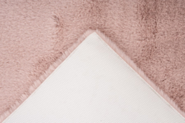 Badmat VKW Hoogpolig 'Heavenly' Powder Pink