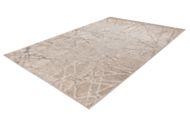 Vloerkleed Industrieel 3D Effect "Milas" Grijs/Beige