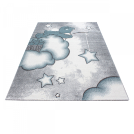 Kindervloerkleed VKW 'Kids Story Shining Stars' Blauw