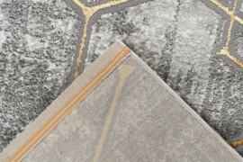 Vloerkleed Modern 3D Effect "Marmaris" Goud