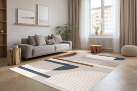 Vloerkleed Modern "Bergamo" Multikleur