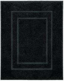 Kleine Wolke ECO LIVING Plaza Badstof vloerkleed Zwart 60 x 80 CM