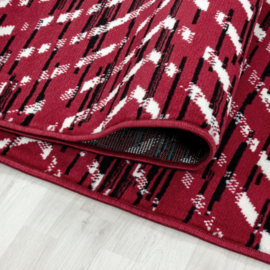 Vloerkleed VKW Industrieel 'Leticia' Rood