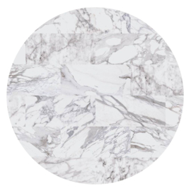Vloerkleed Rond Sense of Marble 'Marmer'  Carrara