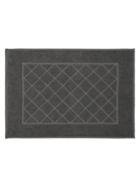Kleine Wolke ECO LIVING Bridge Badstof vloerkleed Donkergrijs 50 x 70 CM