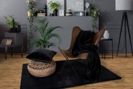 Kleed/Plaid VKW J’adore 'Heavenly' Zwart