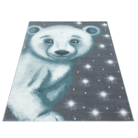 Kindervloerkleed VKW 'Kids Story Polar Bear' Blauw