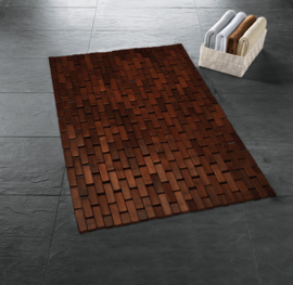 Kleine Wolke ECO LIVING Palito Houten Badmat Nutbrown 50x70cm