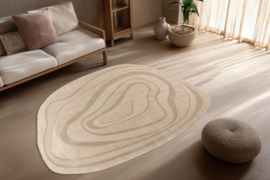 Vloerkleed Organisch "Livorno" Beige 160x230cm