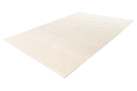 Vloerkleed Scandinavisch Hoogpolig Effen "Dream" Ivory