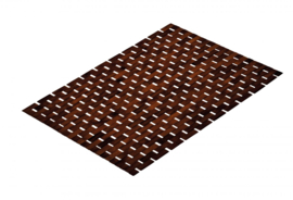 Kleine Wolke ECO LIVING Palito Houten Badmat Nutbrown 50x70cm