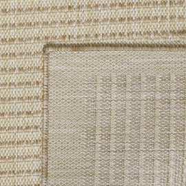 Vloerkleed VKW Effen Outdoor/Indoor 'Donna' Beige