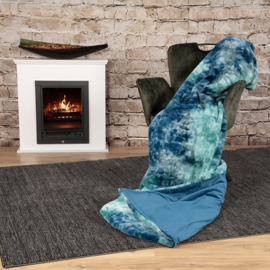 Kleed/Plaid VKW J’adore 'Rumba' Blauw