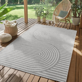 Vloerkleed VKW Modern Outdoor/Indoor 'Cindy' Grijs