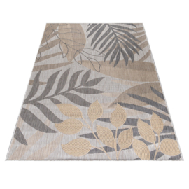 Vloerkleed VKW Outdoor/Indoor Botanisch 'Jebel' Beige