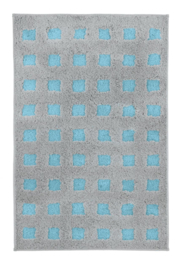 Kleine Wolke CLASSIC Boxes Badmat Opal Grijs/Blauw