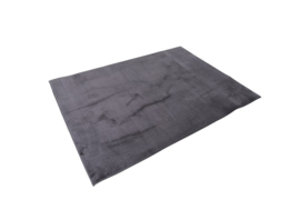 Vloerkleed VKW Effen 'Priya Parisa Deluxe' Graphite