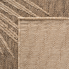 Vloerkleed VKW Botanisch Outdoor/Indoor 'Kyan' Bruin