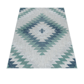 Vloerkleed VKW Industrieel Outdoor/Indoor 'Coco' Blauw