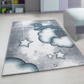 Kindervloerkleed VKW 'Kids Story Shining Stars' Blauw