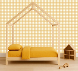 Studio Swaai – Honey Checks Behang | Geel SW-81-VR01