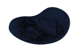 Vloerkleed Zacht Hoogpolig Organisch "Heaven" Navy Blauw 160x230cm