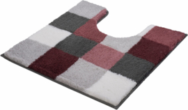 Kleine Wolke CLASSIC Caro Patchwork Badmat Bessenpaars