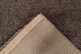 Vloerkleed Scandinavisch Hoogpolig Effen "Dream" Taupe