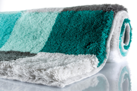 Kleine Wolke CLASSIC Caro Patchwork Badmat Petrol