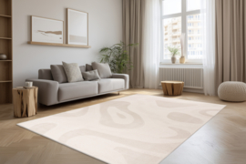 Vloerkleed Modern "Bergamo 2" Ivory