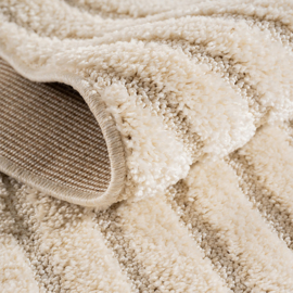 Vloerkleed VKW Scandinavisch 3D Effect 'Arcus' Crème