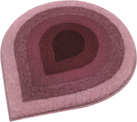 Kleine Wolke CLASSIC Isa Badmat Bessen Paars