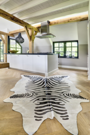 Koeienhuid Safari Collection Zebra 180x200cm