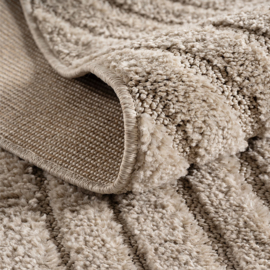 Vloerkleed VKW Scandinavisch 3D Effect 'Arcus' Beige