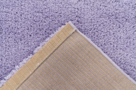 Vloerkleed Scandinavisch Hoogpolig Effen "Dream" Paars Lavender