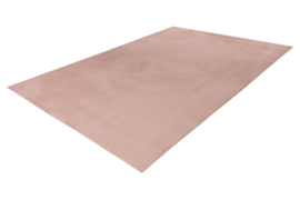 Vloerkleed Wasbaar Laagpolig Effen "Loft" Roze Powder Pink