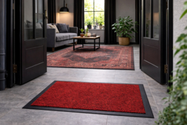 Schoonloopmat VKW 'Miami' Rood