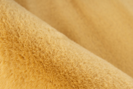 Vloerkleed VKW Effen Hoogpolig 'Heavenly' Geel