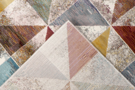 Vloerkleed Grafisch Industrieel "Picasso 20" Multikleur