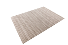 Vloerkleed Laagpolig Effen "Palma" Beige