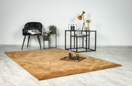 Vloerkleed Laagpolig "Comfy" Camel Lichtbruin