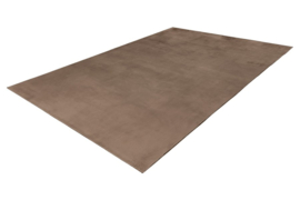 Vloerkleed Wasbaar Laagpolig Effen "Loft" Taupe